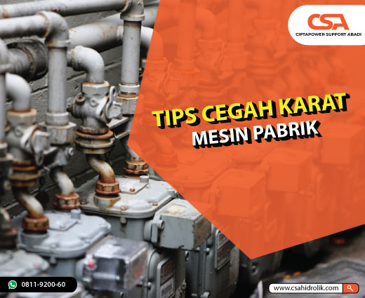 tips cegah karat mesin pabrik